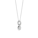 Classic Ronde Zirkonia Ketting met hanger