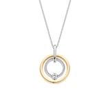 Zirkonia Cirkel Ketting met hanger