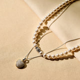 Zirkonia Hartjes Ketting met hanger