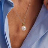 Ketting met Parel hanger 12mm