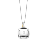 Zirkonia Cushion Ketting met hanger