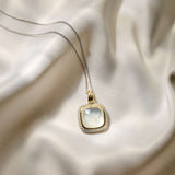 Zirkonia Cushion Parel ketting met hanger