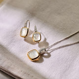 Zirkonia Cushion Parel ketting met hanger