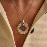 Structure Cirkel Ketting met hanger