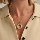 Structure Cirkel Ketting met hanger