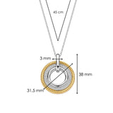 Structure Cirkel Ketting met hanger