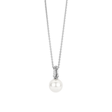 Ketting met Zirkonia Parel hanger 8mm