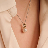 Ketting met Parel hanger 8mm