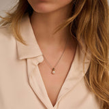 Ketting met Parel hanger 8mm