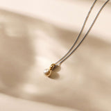 Ketting met Parel hanger 8mm