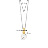 Ketting met Parel hanger 8mm