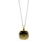 Kaki Cushion Ketting met hanger