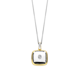 Kaki Cushion Ketting met hanger