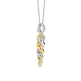 Zirkonia Twist Ketting met hanger