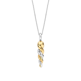 Zirkonia Twist Ketting met hanger