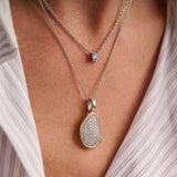 Ketting met Luxe steen hanger