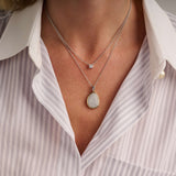 Ketting met Luxe steen hanger