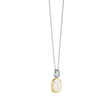 Zirkonia Cushion Parel Ketting met hanger