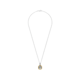 Grijze Zirkonia Cushion Ketting met hanger