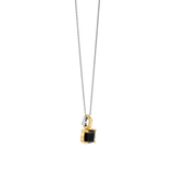Ketting met Vierkante Zwarte hanger