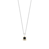Ketting met Vierkante Zwarte hanger