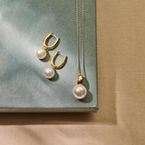 Ketting met Parel hanger 10mm