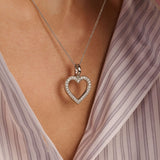 Zirkonia Hartjes Ketting met hanger