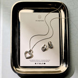 Zirkonia Hartjes Ketting met hanger