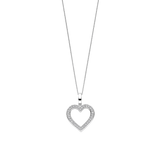 Zirkonia Hartjes Ketting met hanger