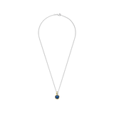 Blauwe Cushion Ketting met hanger