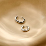 Classic Zilveren Kleine oorringen 14mm