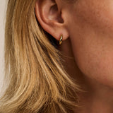 Classic Goudkleurige Kleine Oorringen 14mm