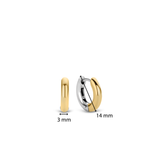 Classic Goudkleurige Kleine Oorringen 14mm