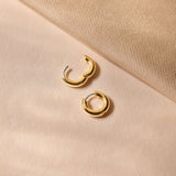 Classic Goudkleurige Kleine Oorringen 14mm