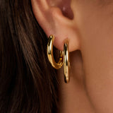 Classic Goudkleurige Large Hoops 20mm