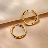 Classic Goudkleurige Large Hoops 20mm