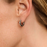 Classic Zilveren Medium Hoops 18mm