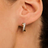 Zirkonia Crossover Hoops