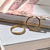 Classic Goudkleurige Oversized Hoops 30mm