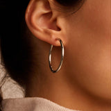 Classic Zilveren Oversized Hoops 35mm
