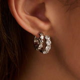 Ronde Zirkonia Hoops