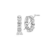 Ronde Zirkonia Hoops