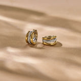 Vintage Zirkonia Schakel Hoops