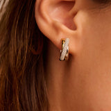 Zirkonia Crossover Hoops