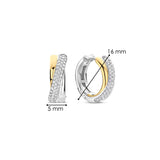 Zirkonia Crossover Hoops