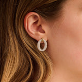 Classic Soft Oval Zirkonia Oorbellen