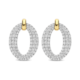 Classic Soft Oval Zirkonia Oorbellen