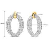 Classic Soft Oval Zirkonia Oorbellen