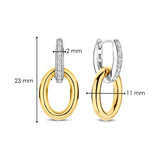 Classic Soft Oval Zirkonia Hoops