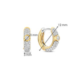 Zirkonia Hoops met steen